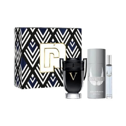 פאקו רבאן אינוויקטוס ויקטורי סט מתנה - Paco Rabanne Invictus Victory Gift Set - בושם לגבר - 100 מ"ל EDP (מקורי)