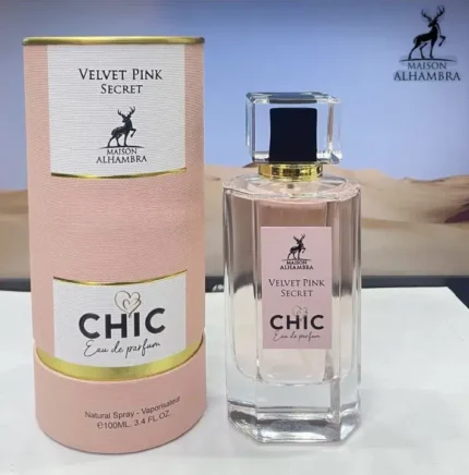 מייסון אל-חמברה ולווט פינק סיקרט - Maison Alhambra Velvet Pink Secret - בושם לאישה - 100 מ"ל EDP (מקורי)