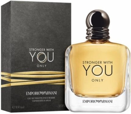 ג'ורג'יו ארמני סטרונגר וויז יו אונלי - Giorgio Armani Stronger with You Only - בושם לגבר - 100 מ"ל או דה טואלט (מקורי)