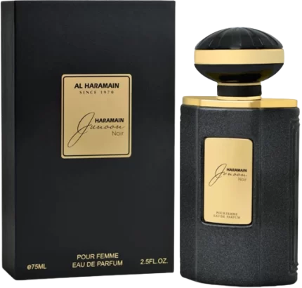 אל חרמיין ג'ונאן נואר פור פם - Al Haramain Junoon Noir Pour Femme - בושם לאישה - 75 מ"ל EDP (מקורי)