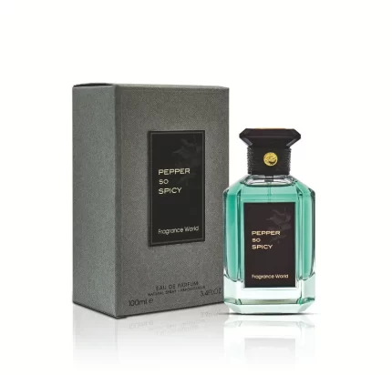 פרגרנס וורלד פפר סו ספייס - Fragrance World Pepper So Spice - בושם לגבר - 100 מ"ל EDP (מקורי)