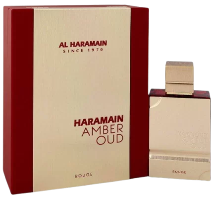 אל חרמיין אמבר אוד רוז' - Al Haramain Amber Oud Rouge - בושם יוניסקס - 60 מ"ל EDP (מקורי)