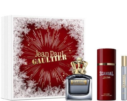 ז'אן פול גוטייה סקנדל פור הום סט מתנה - Jean Paul Gaultier Scandal Pour Homme Gift Set - בושם לגבר - 100 מ"ל א.ד.ט (מקורי)