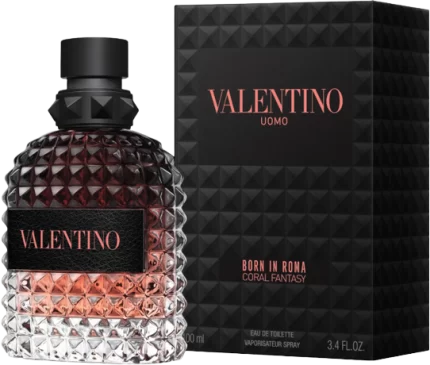 ולנטינו אומו בורן אין רומא קורל פנטסי - Valentino Uomo Born in Roma Coral Fantasy - בושם לגבר - 100 מ"ל EDT (מקורי)