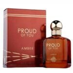 פרגרנס וורלד פראוד אוף יו אמבר - Fragrance World Proud of You Amber - בושם לגבר - 100 מ"ל EDP (מקורי)