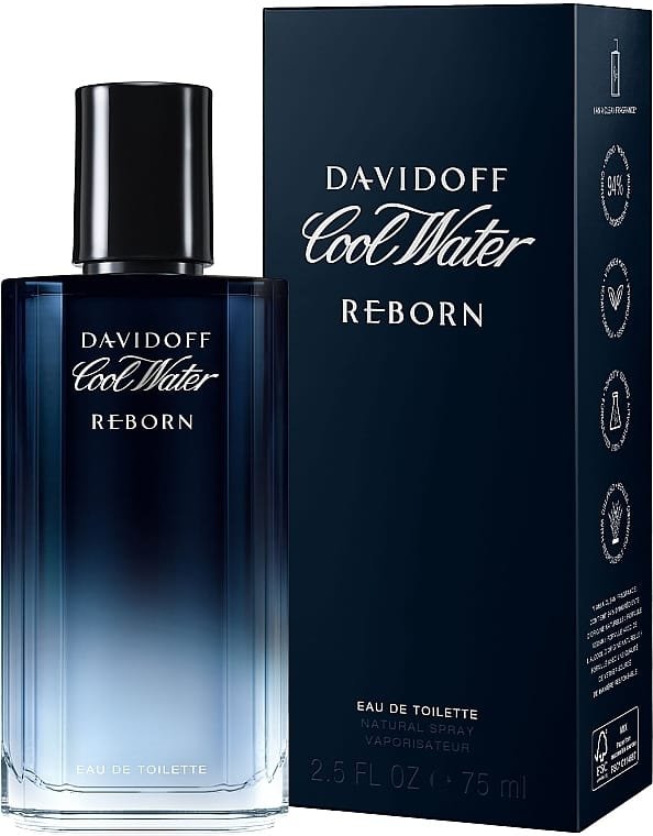 דוידוף קול ווטר ריבורן - Davidoff Cool Water Reborn - בושם לגבר - 125 מ"ל EDT (מקורי)