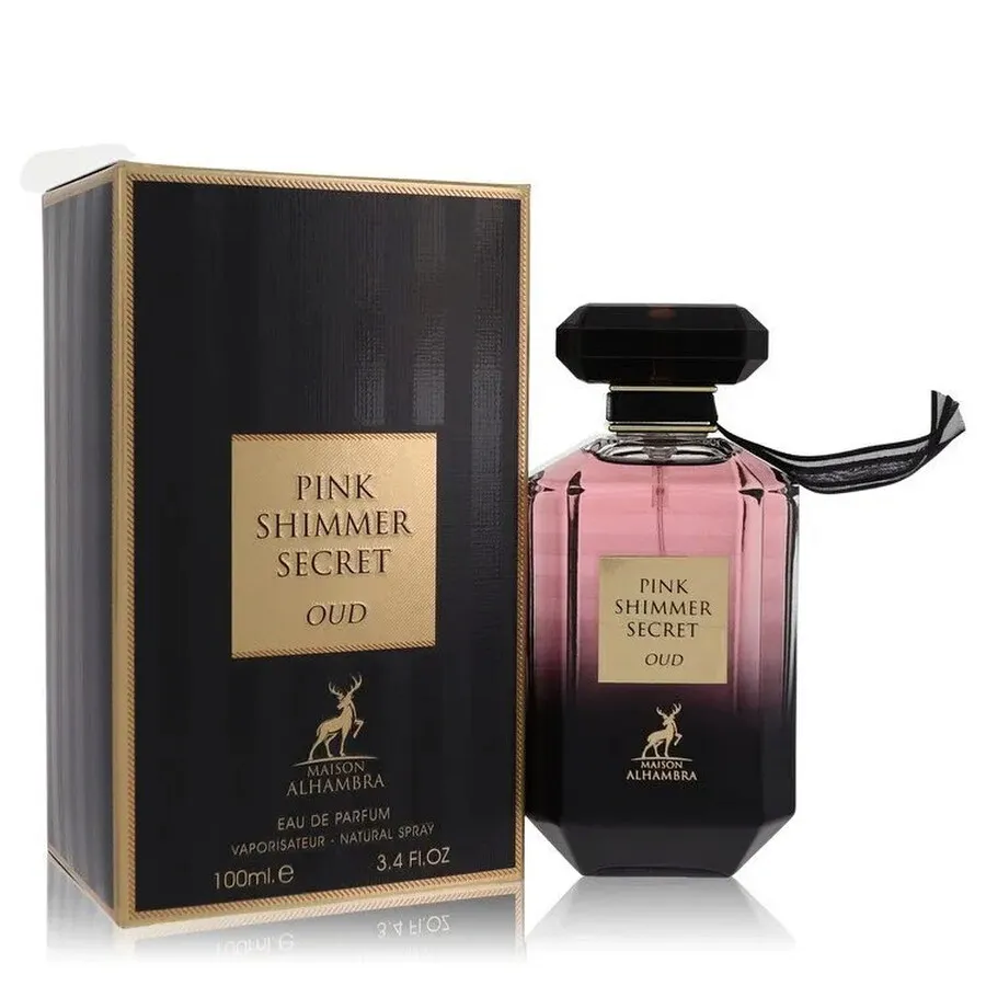 מייסון אלהמברה פינק שימר סיקרט אוד - Maison Alhambra Pink Shimmer Secret Oud - בושם לאישה - 100ml או דה פרפיום (מקורי)
