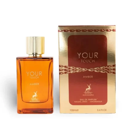 מייסון אלהמברה יור טאץ' אמבר - Maison Alhambra Your Touch Amber - בושם לגבר - 100 מ"ל EDP (מקורי)