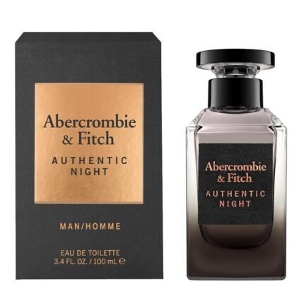 אברקרומבי אנד פיץ' אותנטיק נייט - Abercrombie & Fitch Authentic Night - בושם לגבר - 100 מ"ל EDT (מקורי)