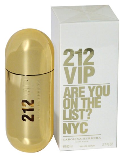 קרולינה הררה 212 וי אי פי - Carolina Herrera 212 Vip - בושם לאישה - 80 מ"ל א.ד.פ