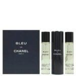 שאנל בלו דה שאנל - Chanel Blue De Chanel - בושם לגבר - סט 3 יחידות 20 מ"ל א.ד.ט. (מקורי)