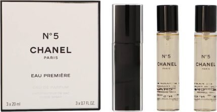 שאנל מספר 5 פרמייר - Chanel No 5 Premier W - בושם לאישה - 3 יחידות * 20 מ"ל או דה פרפיום (מקורי)