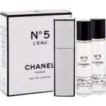 שאנל מס' 5 לה או - Chanel No 5 L'Eau - בושם לאישה - 3*20 מ"ל א.ד.ט. (מקורי)