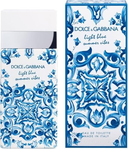 דולצ'ה וגבאנה לייט בלו סאמר וייבס - Dolce&Gabbana Light Blue Summer Vibes - בושם לאישה - 100 מ"ל EDT (מקורי)