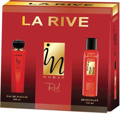 לה ריב סט אין וומן רד - La Rive Set In Woman Red - בושם לאישה - Edt (מקורי)