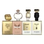 פאקו רבאן סט מיניאטורות - Paco Rabanne Set Miniatures 1 Million + Olympea + Fame + Fame Parfum - סט בשמים לגבר ולאישה - 4 מ"ל (כל בקבוק) מגוון ריכוזים (מקורי)