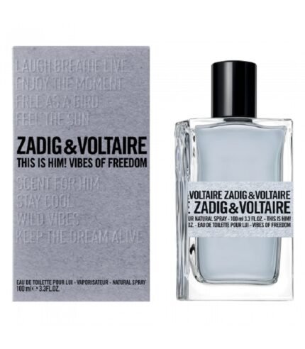 זאדיג & וולטר דיס איז הים! וייבס אוף פרידום - Zadig & Voltaire This is Him! Vibes of Freedom - בושם לגבר - 100 מ"ל EDP (מקורי)